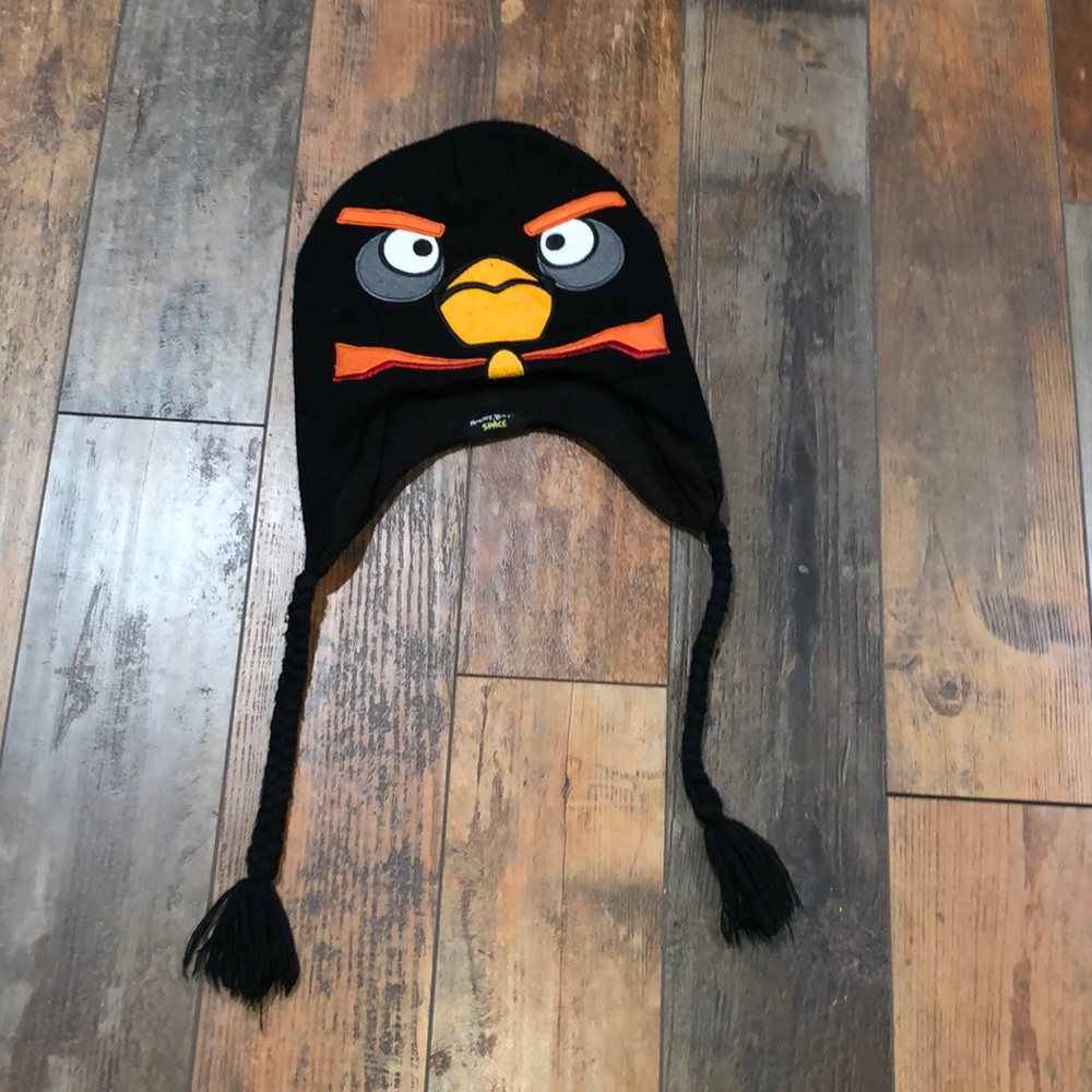 Cute, angry bird beanie